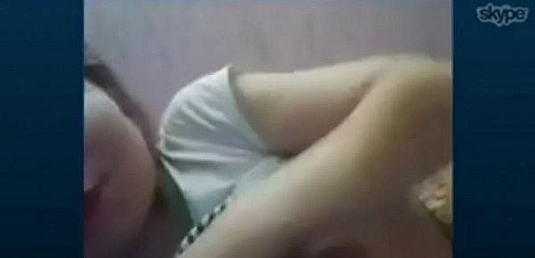 girl caught on webcam part 39 skype